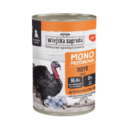 Wiejska Zagroda Karma mokra dla psa Indyk monoproteinowa 400g (szczeniak)