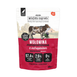 Karma mokra dla psa Wiejska Zagroda Monoproteinowa Wołowina (dorosły)